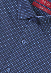 Modern Blue Pattern Shirt